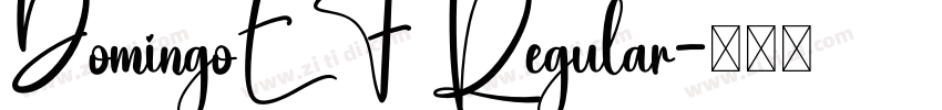 DomingoEF Regular字体转换